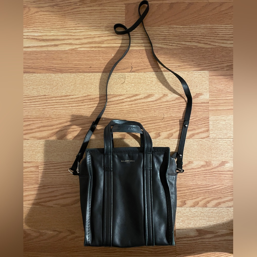 Balenciaga Bazar Tote/ Shoulder Bag XS - Black